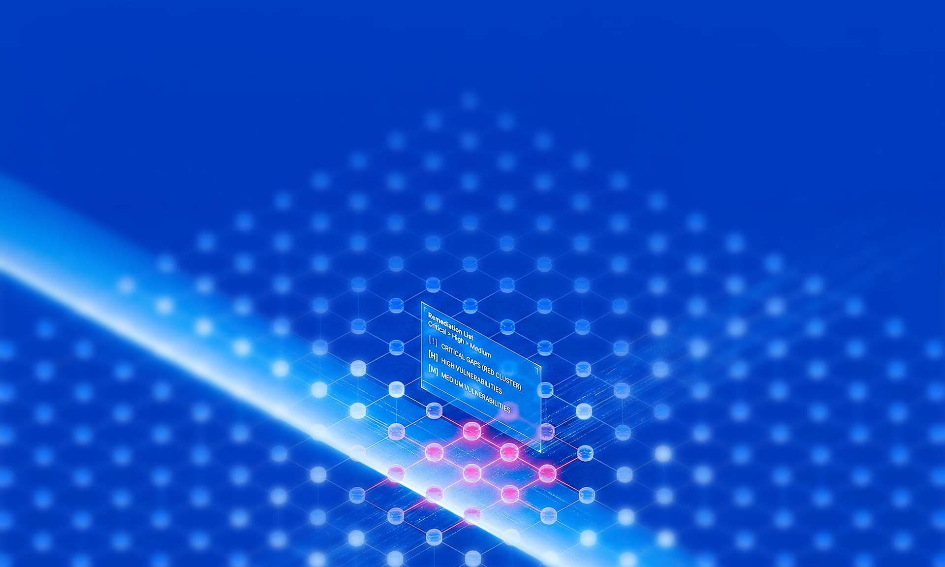 Network vulnerability assessment hero background